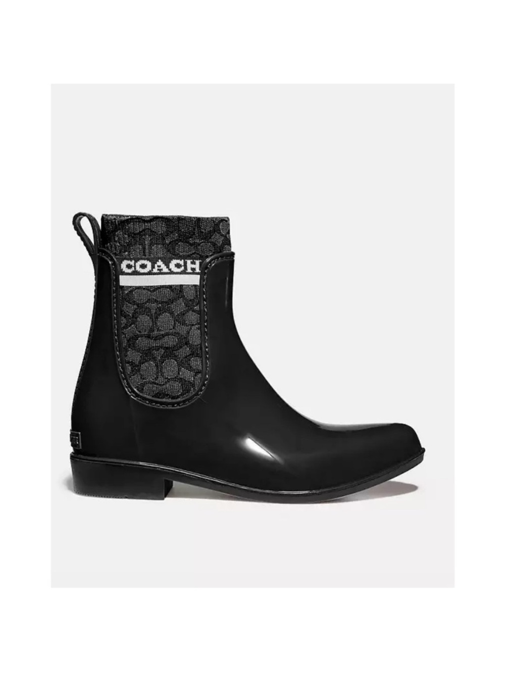 COACH Women's Rivington Rain Boots Chelsea - Picture 3 of 17